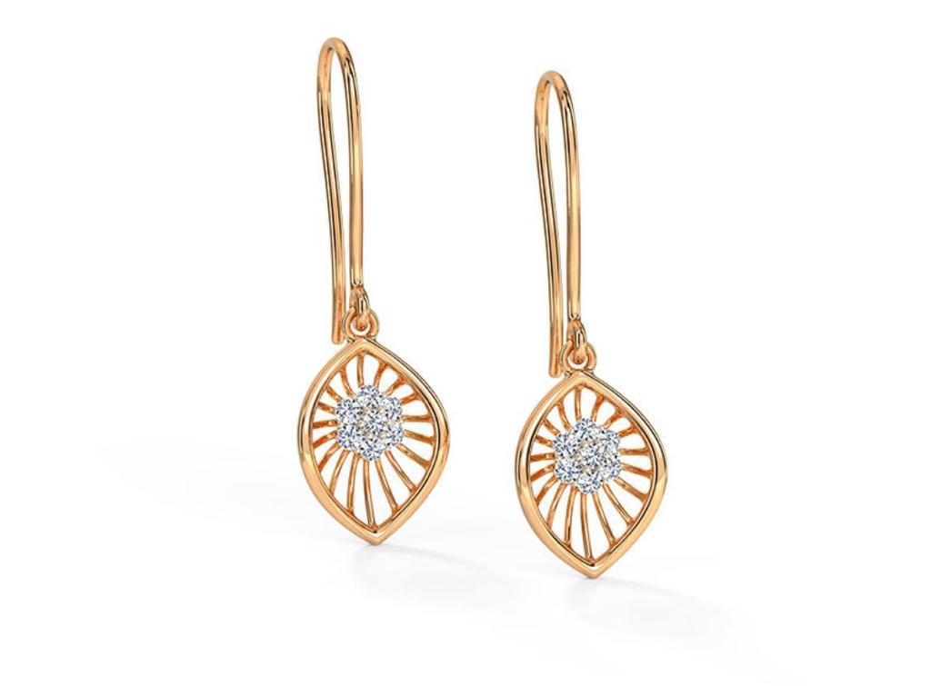 gold hoop earrings with diamonds