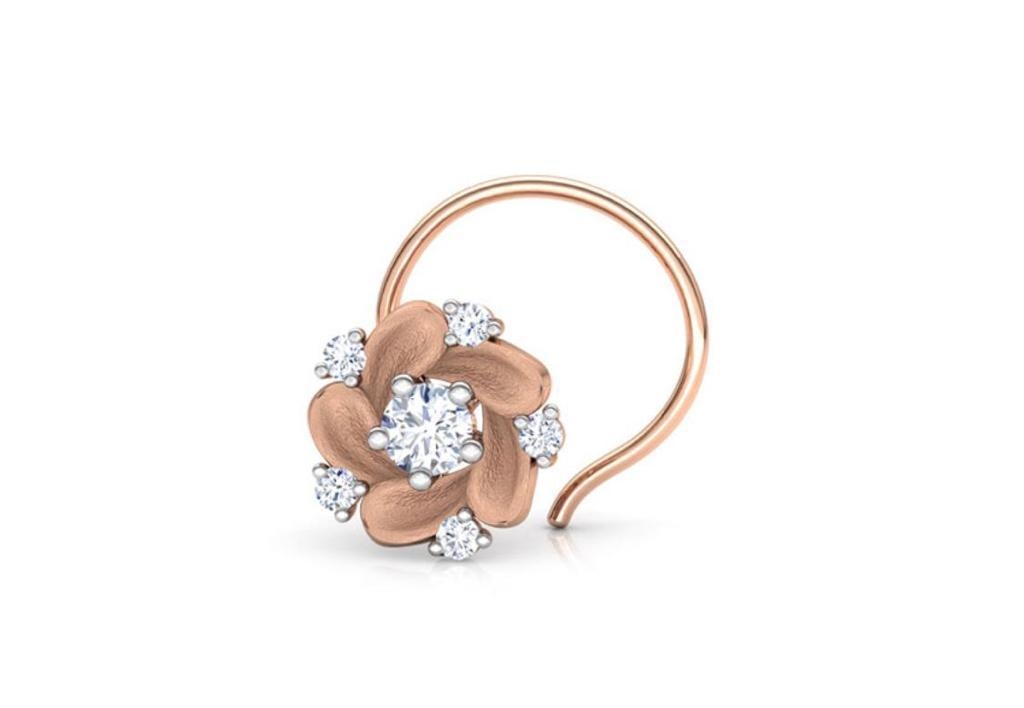 diamond nose pin