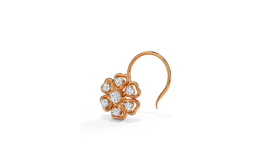 diamond nose pin