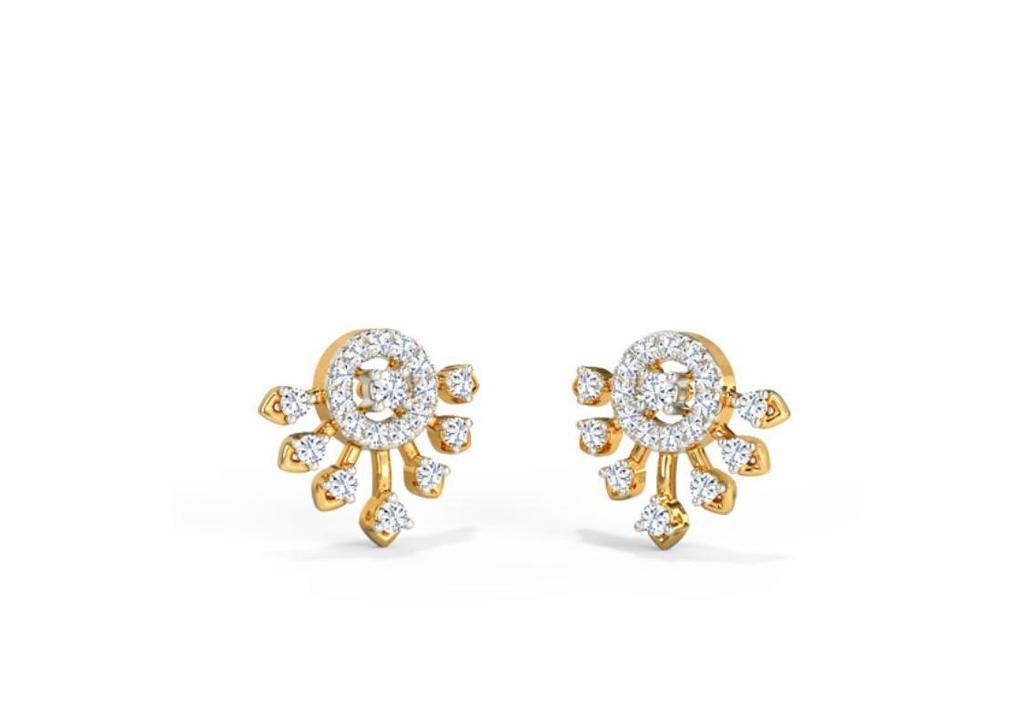 diamond stud earrings